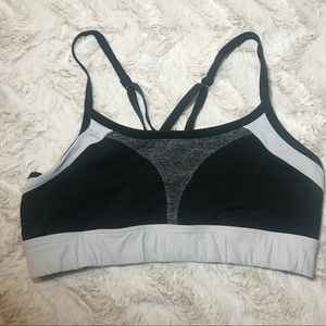 VS Pink Strappy Raceback Sports Bra
